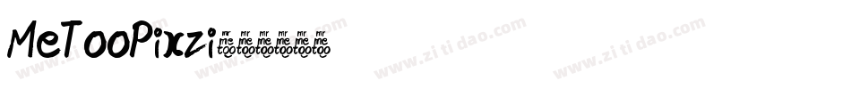 MeTooPixzi字体转换