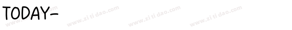 TODAY字体转换