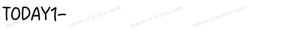 TODAY1字体转换