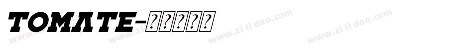 Tomate字体转换