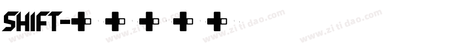Shift字体转换
