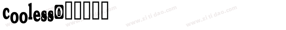 Cooless字体转换
