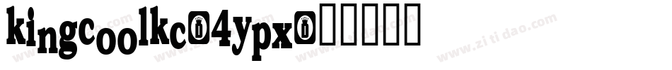 KingCoolKc-4Ypx字体转换