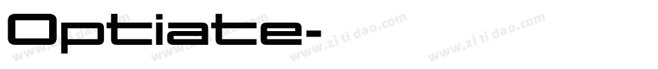 Optiate字体转换