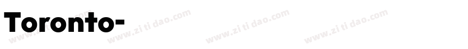 Toronto字体转换