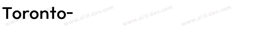Toronto字体转换