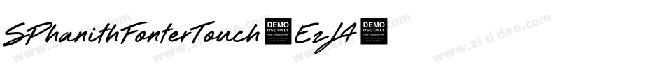 SPhanithFonterTouch-EzJ4字体转换