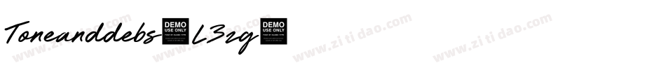 Toneanddebs-L3zg字体转换