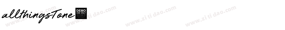 allthingsTone字体转换