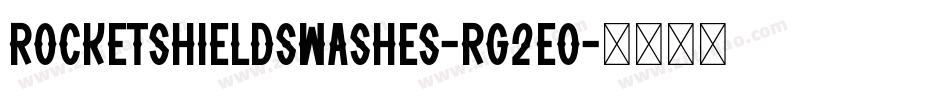 RocketShieldSwashes-rg2eO字体转换