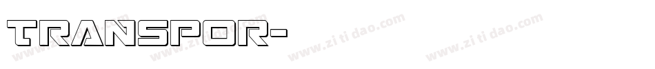 TRANSPOR字体转换