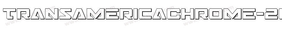 TransAmericaChrome-2oeo字体转换