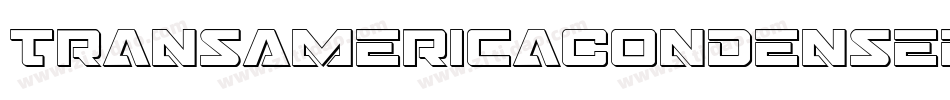 TransAmericaCondensedItalic-7aZ4字体转换
