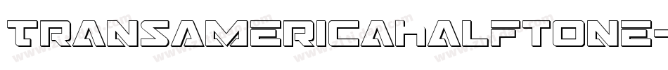 TransAmericaHalftone-XoBG字体转换