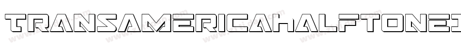 TransAmericaHalftoneItalic-gVqE字体转换
