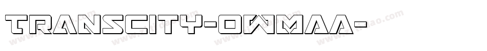 Transcity-owMAA字体转换