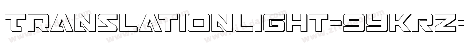 TranslationLight-9YKRZ字体转换