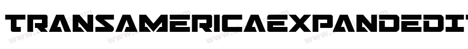TransAmericaExpandedItalic-dDpZ字体转换