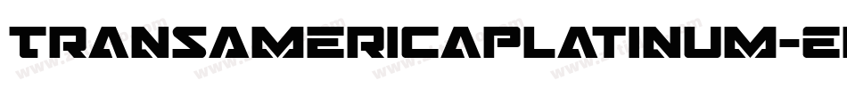TransAmericaPlatinum-EnK9字体转换