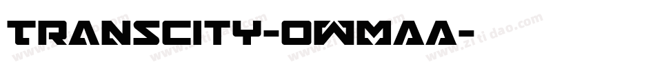 Transcity-owMAA字体转换
