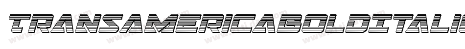 TransAmericaBoldItalic-KrYX字体转换