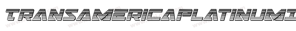 TransAmericaPlatinumItalic-Ov3d字体转换