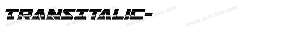TransItalic字体转换