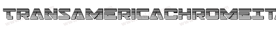 TransAmericaChromeItalic-vwr9字体转换
