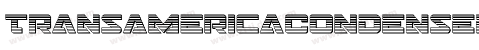 TransAmericaCondensedItalic-7aZ4字体转换
