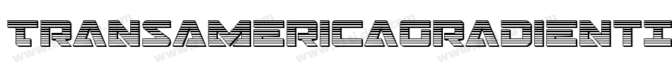 TransAmericaGradientItalic-LMe3字体转换