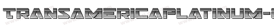 TransAmericaPlatinum-EnK9字体转换