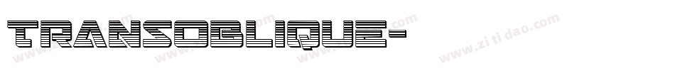 TransOblique字体转换