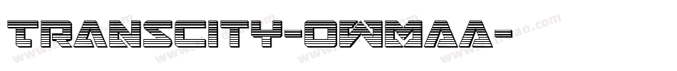 Transcity-owMAA字体转换