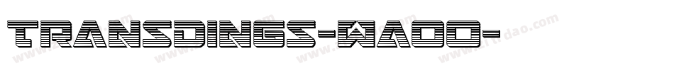 Transdings-WaoO字体转换