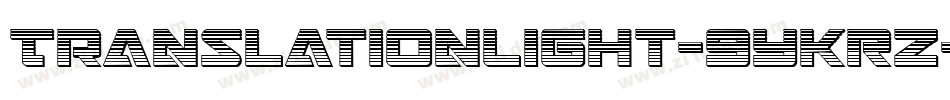 TranslationLight-9YKRZ字体转换