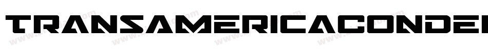 TransAmericaCondensedItalic-7aZ4字体转换