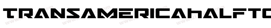 TransAmericaHalftoneItalic-gVqE字体转换