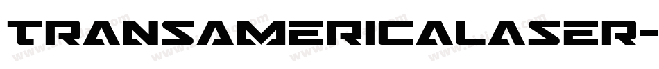 TransAmericaLaser-40X4字体转换