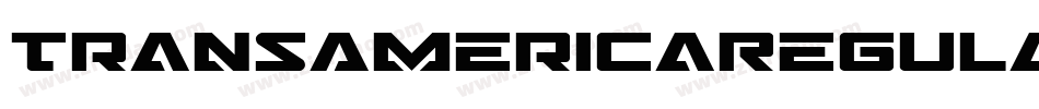 TransAmericaRegular-893n字体转换
