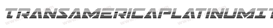 TransAmericaPlatinumItalic-Ov3d字体转换