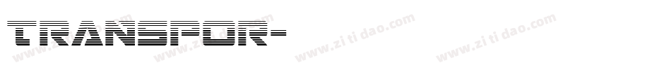 TRANSPOR字体转换