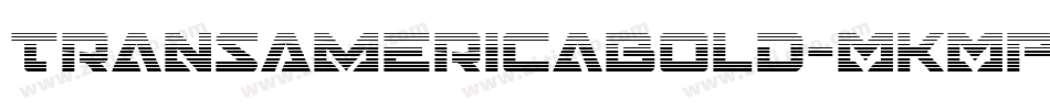 TransAmericaBold-MKMP字体转换
