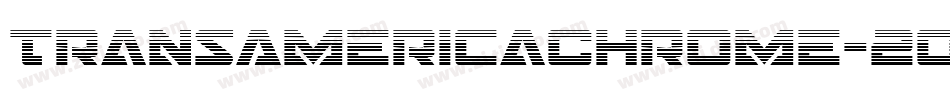 TransAmericaChrome-2oeo字体转换