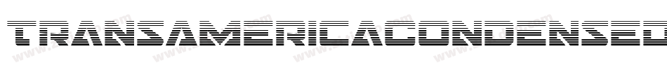 TransAmericaCondensed-w7M6字体转换