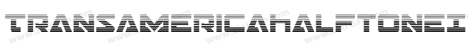 TransAmericaHalftoneItalic-gVqE字体转换