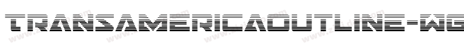 TransAmericaOutline-Wg1Y字体转换