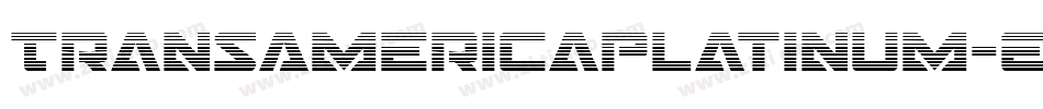 TransAmericaPlatinum-EnK9字体转换
