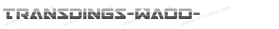 Transdings-WaoO字体转换