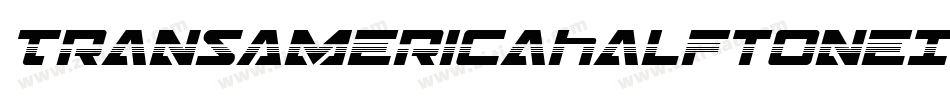 TransAmericaHalftoneItalic-gVqE字体转换