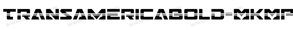 TransAmericaBold-MKMP字体转换